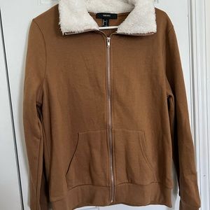 Brown Zip-Up